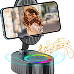 Cell Phone Stand with Wireless Bluetooth Speaker,Induction Speaker HD Surround Sound for Home and Outdoor,Compatible with Iphone/Ipad/Samsung Galaxy